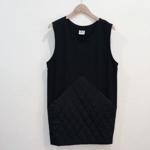 Planet by Lauren G Black Pullover Tunic Dress, OS